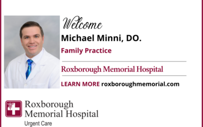 Roxborough Memorial Hospital Welcomes Michael Minni, DO, MS to Roxborough Memorial Hospital’s Urgent Care